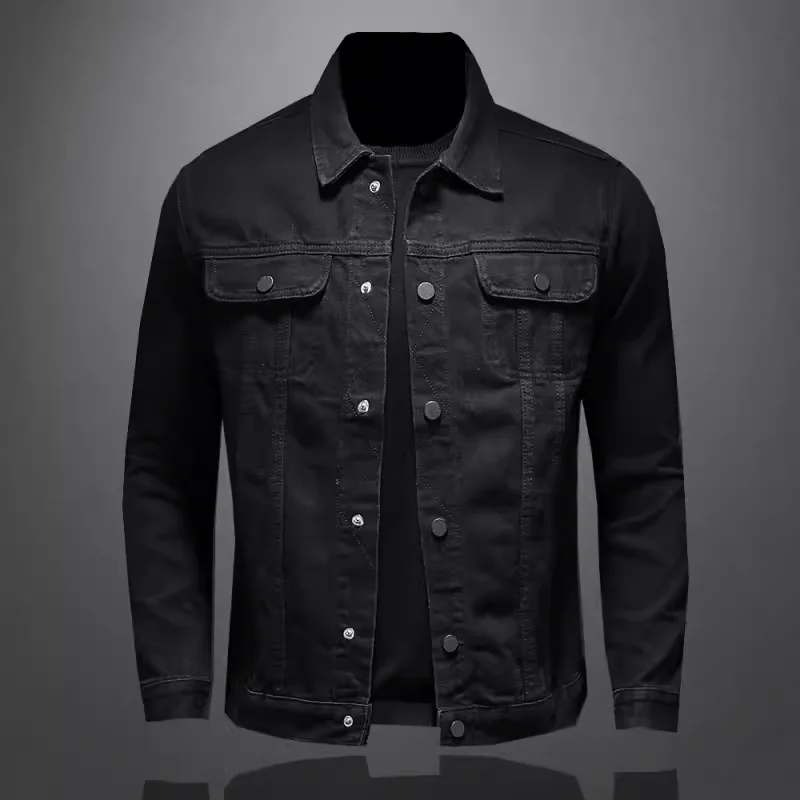 Men's Casual Slim-Fit Denim Jacket | Multi-Pocket