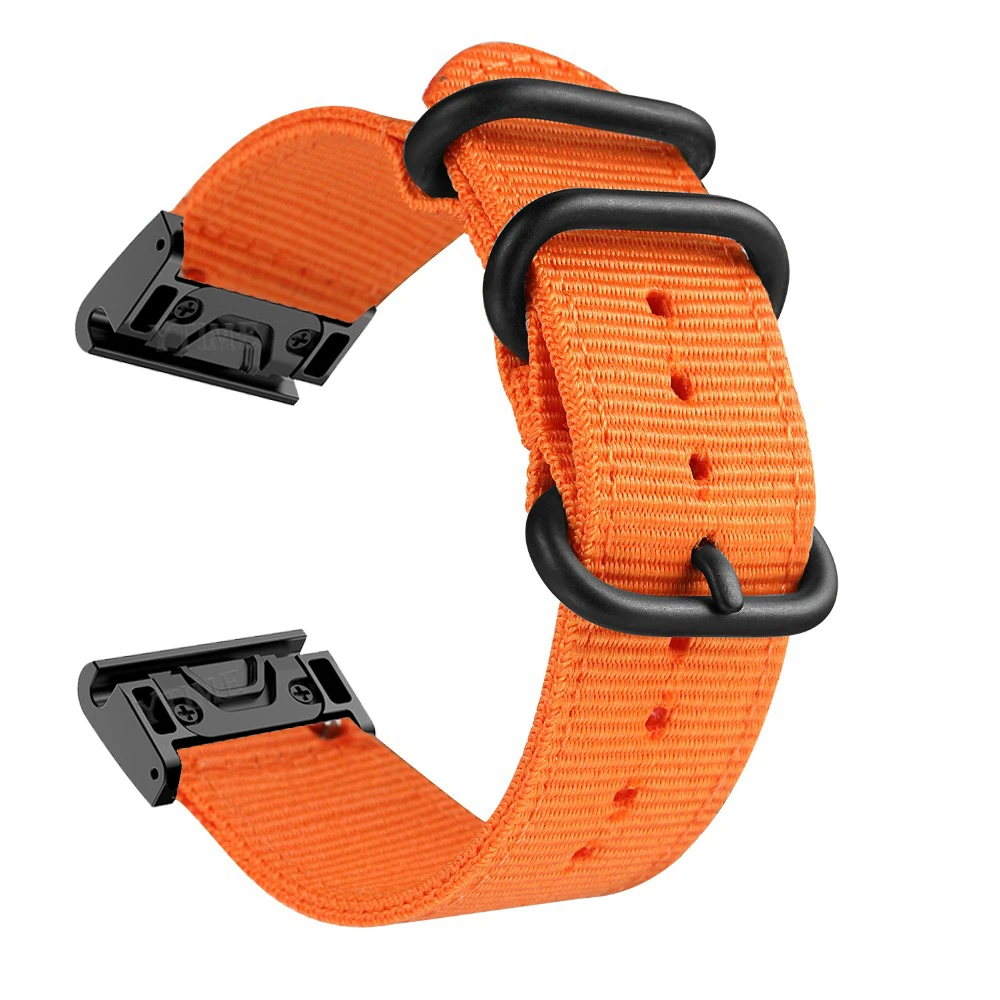 

Ремешок из нейлона и холста для наручных часов Garmin Fenix 7 6 5 Forerunner 935 945 Fenix6 Pro Fenix7 Quick Easyfit 22 мм