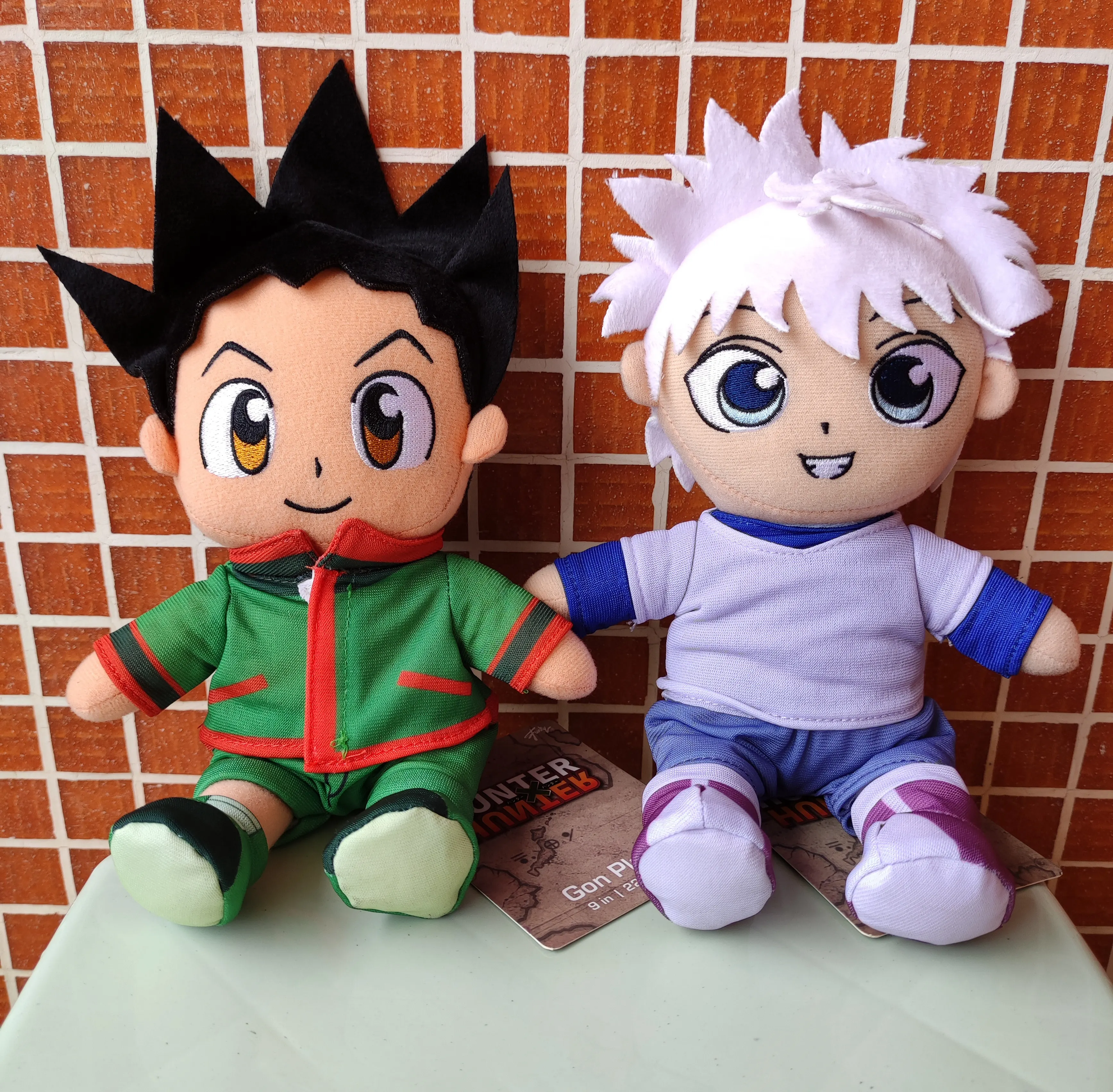 

Anime HUNTER×HUNTER GON·FREECSS Killua Zoldyck Cosplay Plush Cotton 22cm Doll Lovely Dress Up Clothes Xmas Gift