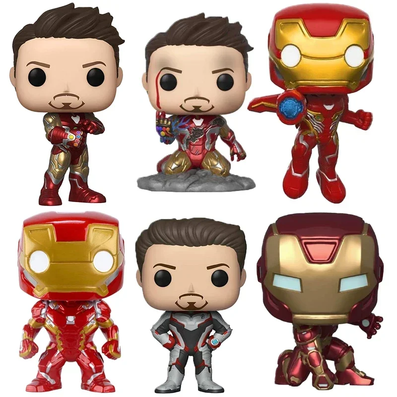 thumbnail image 1 of Funko pop Marvels The Avengers Tony #449 IRON MAN #126 #529 #580 Figura de acción Juguetes Colección Muñecas Regalos para niños Figura, 1 of 5