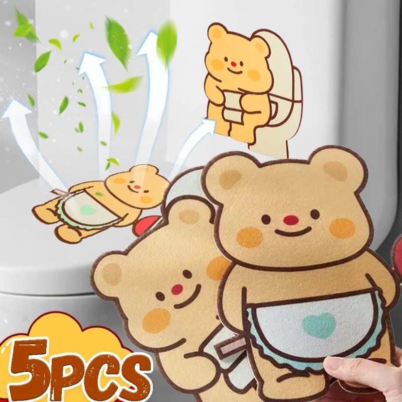 Toilet Deodorant Sticker Cartoon Animal Self-adhesive Fragrant Stickers for Bathroom Kitchen Toilet Wall Desk Fragrance Decals vinyl stickers toilet stickers toilet wall stickers toilet seat stickers