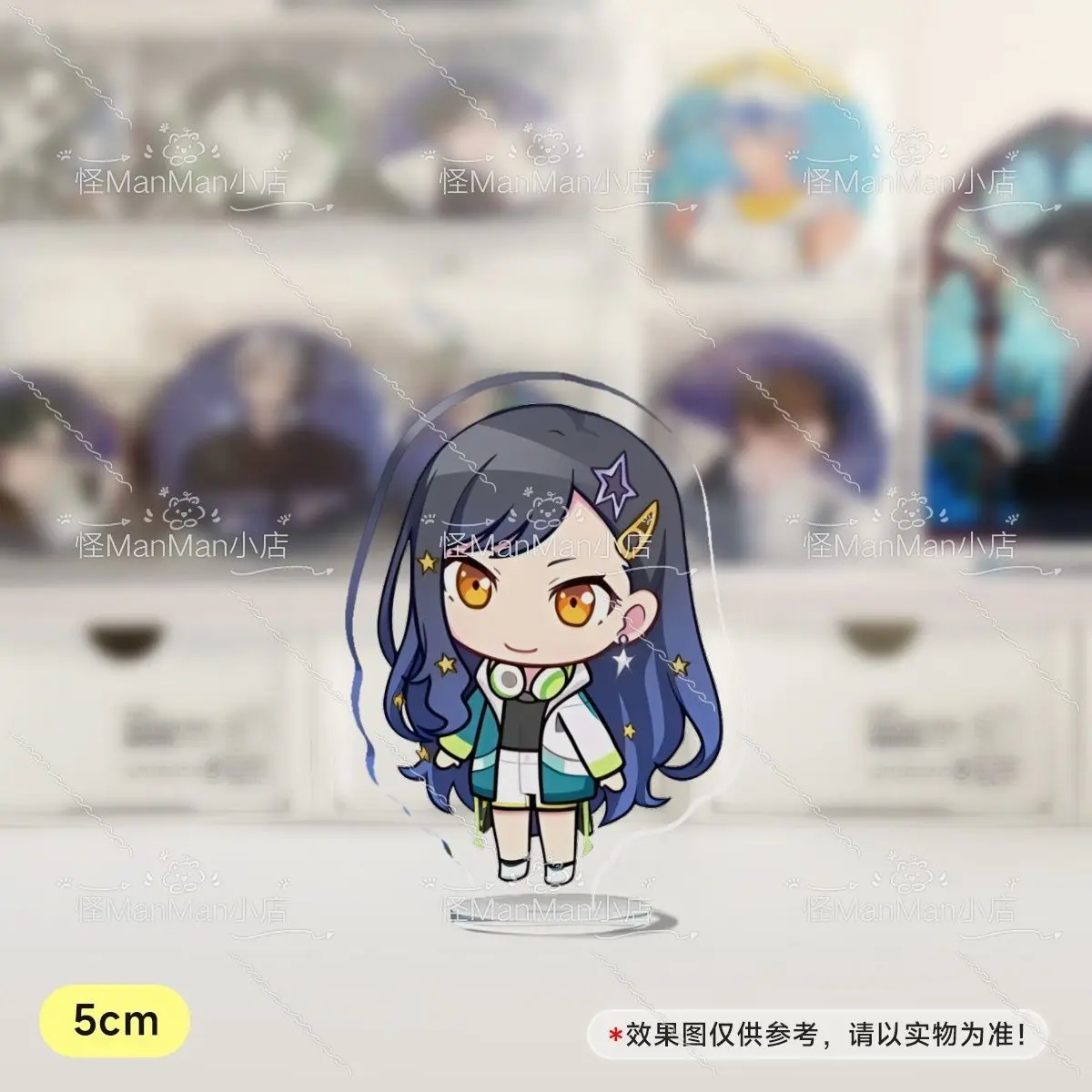 Colorful Stage Desk Decor: Kamishiro Rui & Tenma Tsukasa Acrylic Ornaments