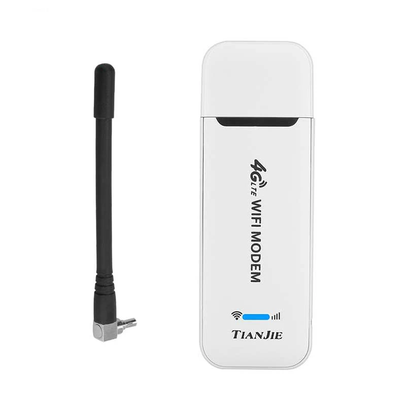 3G 4G Universal WiFi Router LTE FDD GSM Mobile Portable Mini Wireless USB Modem Dongle with SIM Card Slot and Antenna