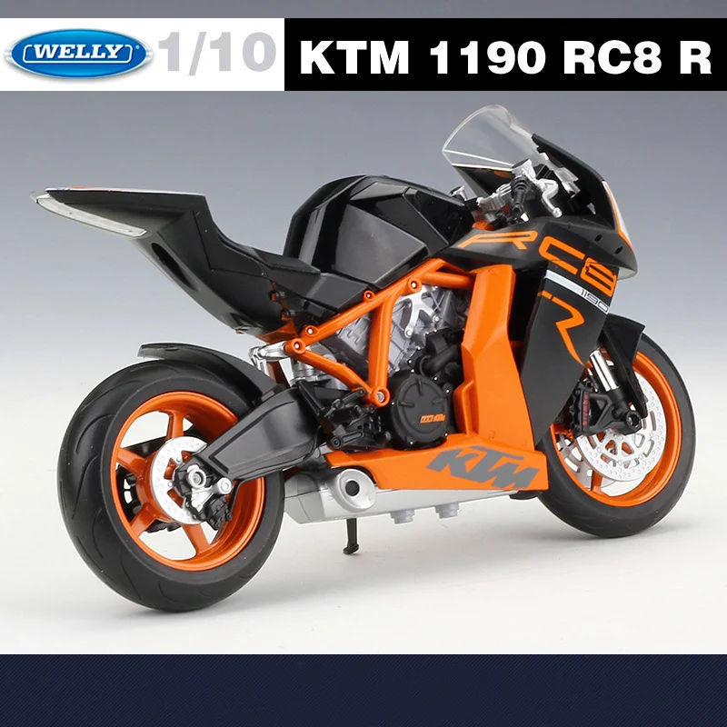 アオシマ 1/12 KTM 1190 RC8R KTM RC8 1190 Diecast Model Motorcycle | Unboxing & Review