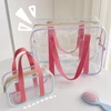 Swimming Beach Bag Transparent Waterproof Bag Travel Large Capacity Mommy Bags Shopping Portable Storage Diaper Bags 1