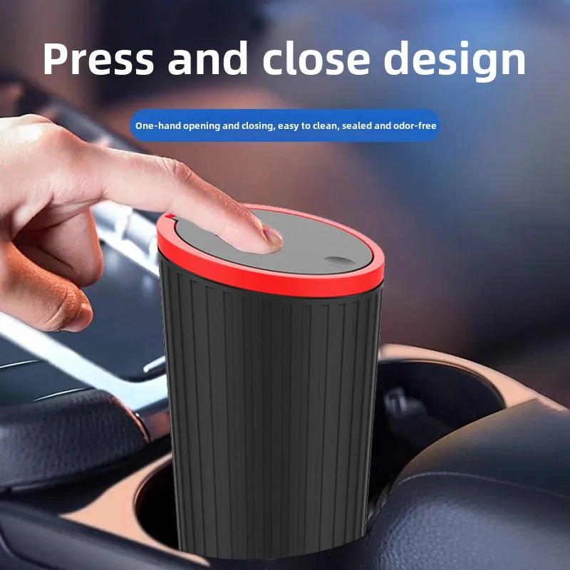 Compact Car Trash Bin and Interior Organizer