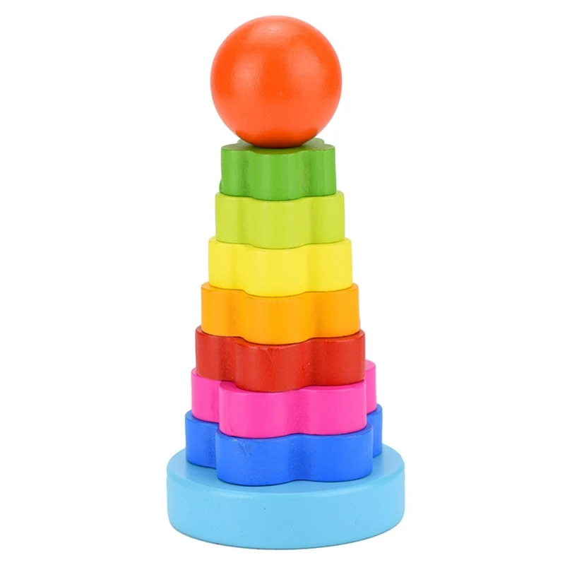 

Pyramid Baby Toy Stacking 3D Puzzle for 2 Year Old Boy Gifts Party Supplies