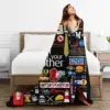 How I Met You Mother Blanket Fleece Multi-function Sofa Throw Blankets For Home Bedroom Outdoor Throws Bedspread Quilt 5