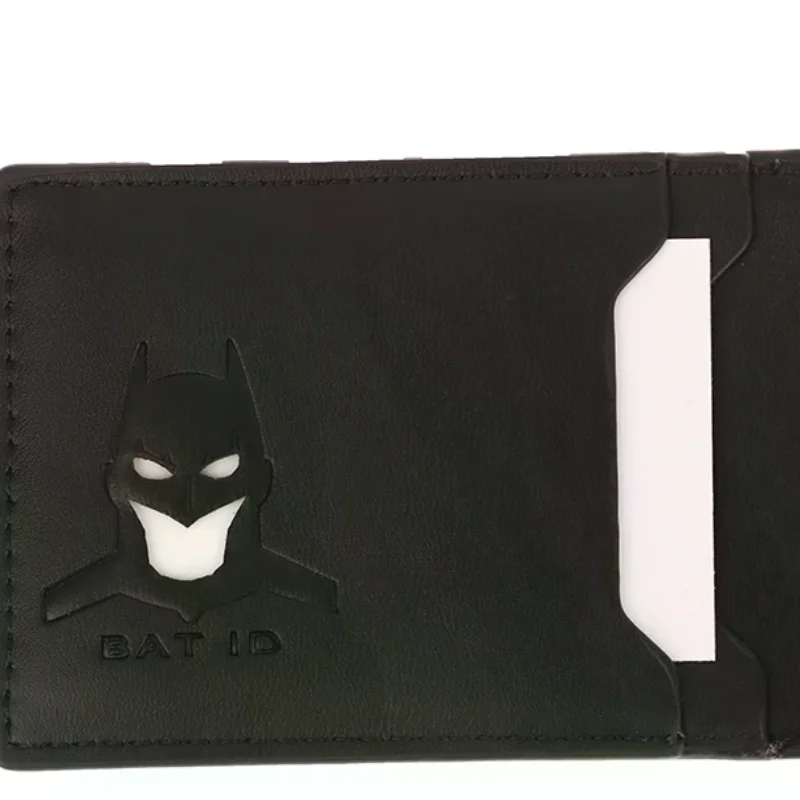 1Pcs Leather Bat Wallet For Men Personalized Gift For Husband Unique Birthday