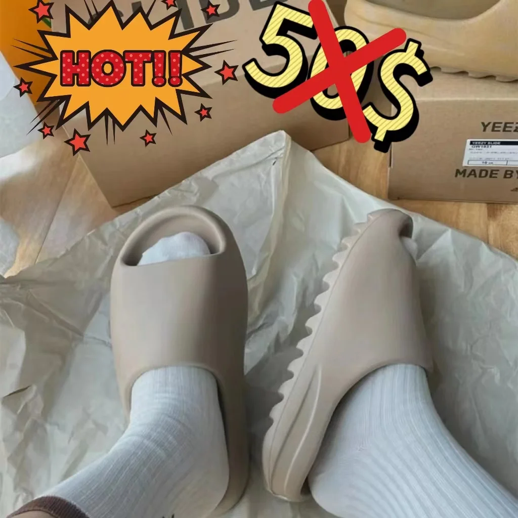 Slippers Clouds Women's Sandals Men's Slippers Soft Thick Bottom Inner and Outdoor Height Increasing Shoes Couple 36-45 slippers sandals