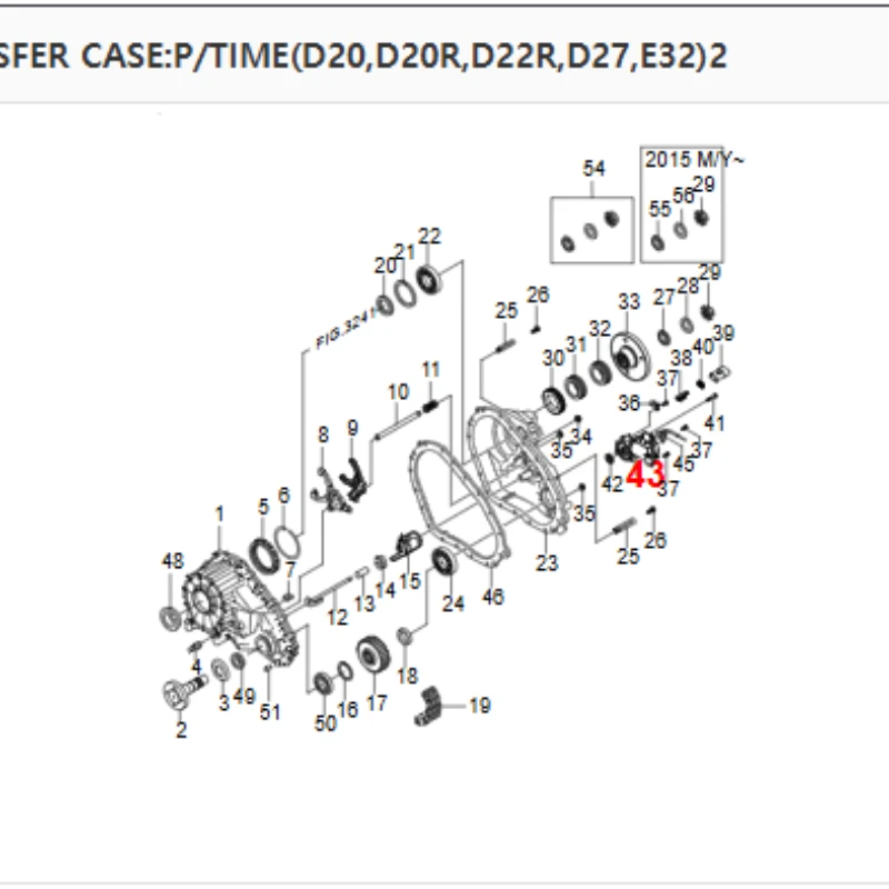 Transfer Case Control Motor For Ssangyong Actyon Sports Rexton Rodius Stavic 3255705007 4408.648.008