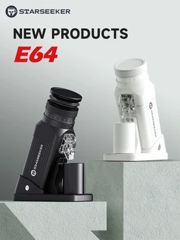 STARSEEKER E64 Electric Coffee Grinder 64MM Espresso Titanium Flat burr Stepless Fineness Adjustment Home Bean Grinder Black 1