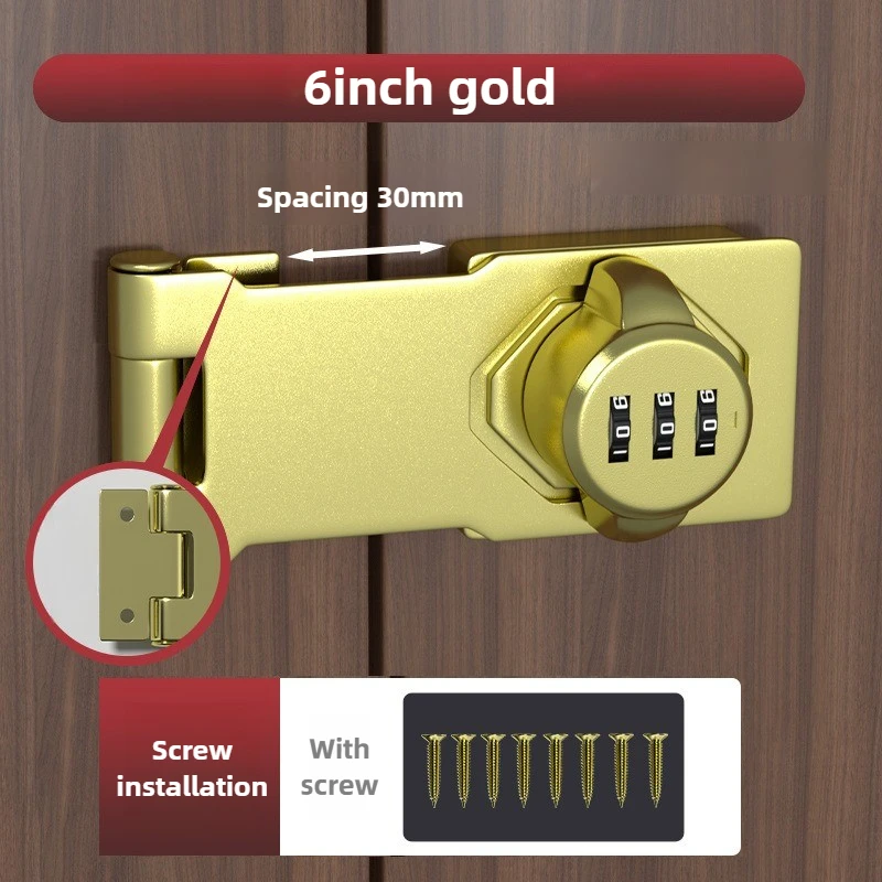 Combination Padlock Security Cam Lock Anti-Theft 1000 Group Password Drawer Cabinet 1PCS