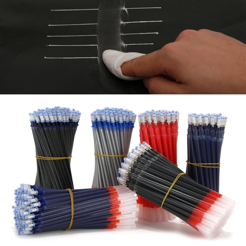 100 Pieces Leather Marking Refills Practical Mercury-Silver Refills Temporary Clothes Marking Tracing for Sewing