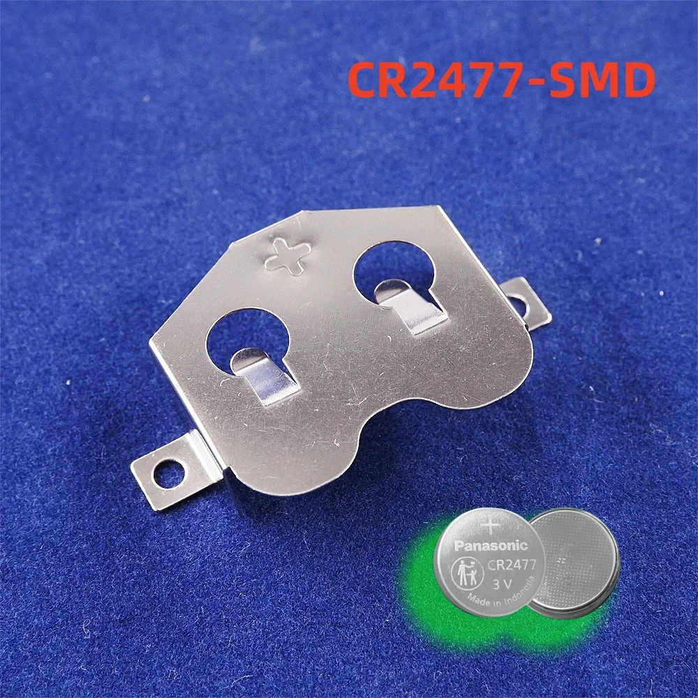 プライマリーコインホルダー,リチウム電池,鋼,直径24.5mm,穴付き,pcb,smd,春,5,50個 - AliExpress