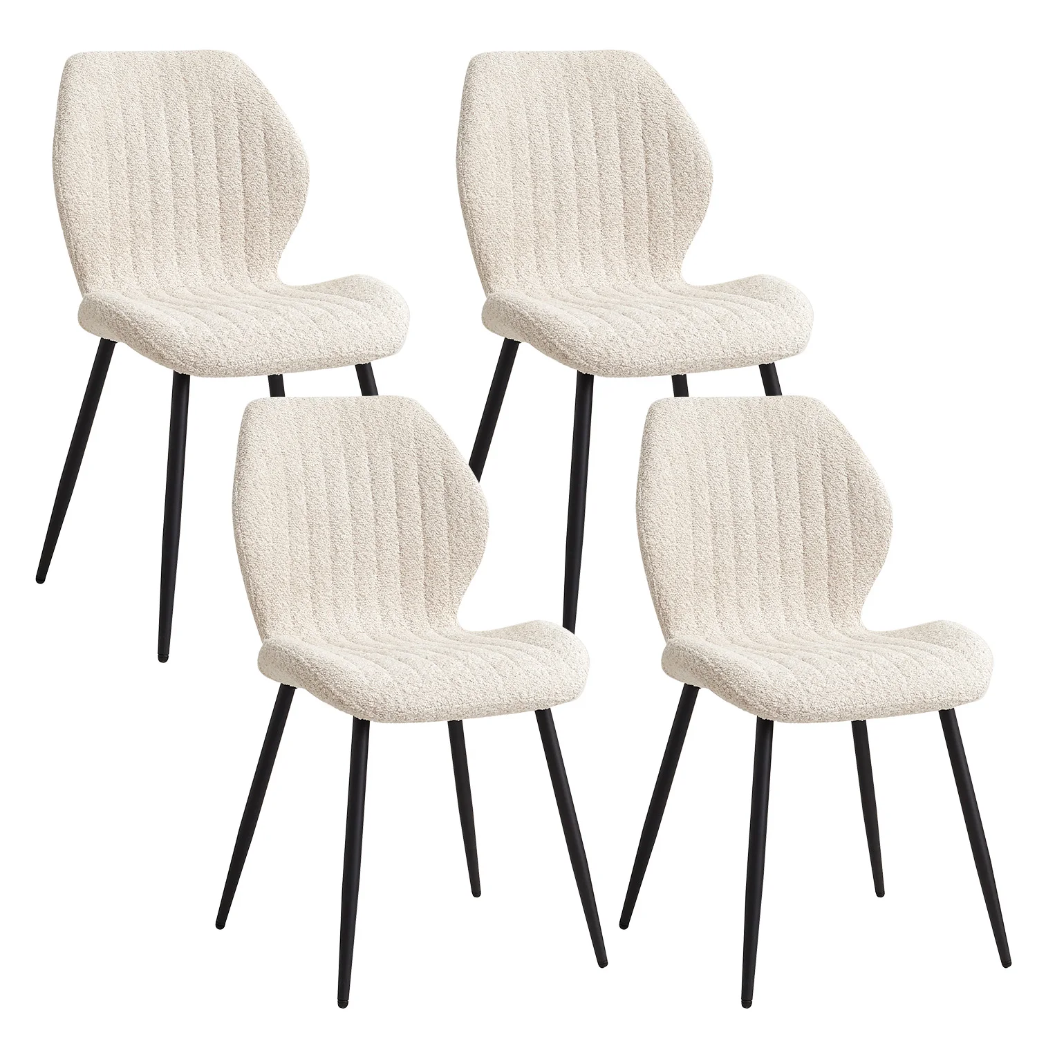 Stylish Upholstered Dining Chairs Set