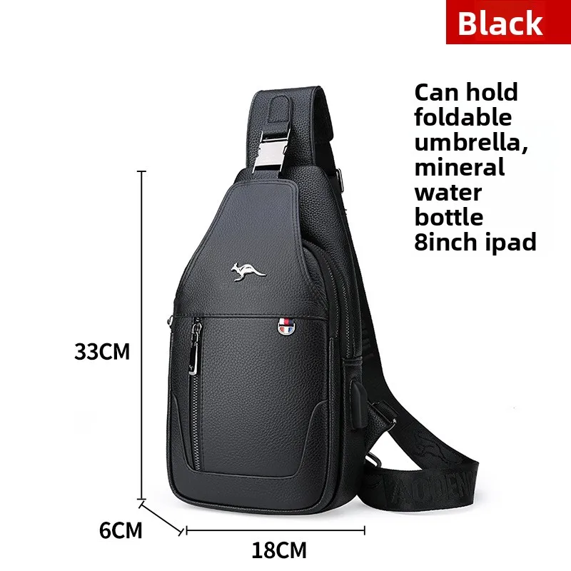 Men's Fashionable New Arrival Chest Pack Crossbody Shoulder Bag Leisure Mini Backpack