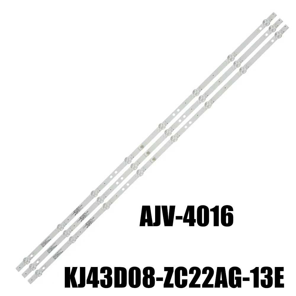 

30 Pcs LED strip For LT-43N550 AJV-4016 KJ43D08-ZC22AG-13E 10 303KJ430041 HTV-43F01-T2C/A4/B KJ43D08-ZC22AG-11A 303KJ430039A