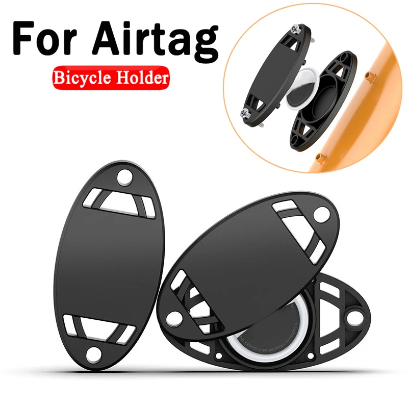 Per Apple Airtag Bike Mount Portaborraccia Per Bicicletta Da Strada Supporto Per Mountain Bike Posizione Gps Anti-Smarrimento Per Airtag Airtags Case
