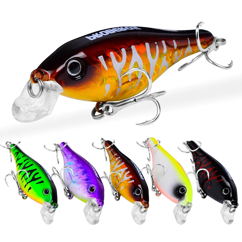 

Floating Crank Lure Bait - 8cm/11.5g - Floating Type - #6 Triple Hooks, Internal Steel Ball, Lifelike Paint Body