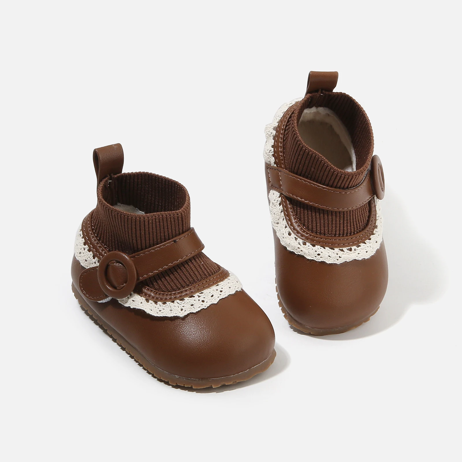 2025 New Winter Style Girls` Princess Toddler Walki..