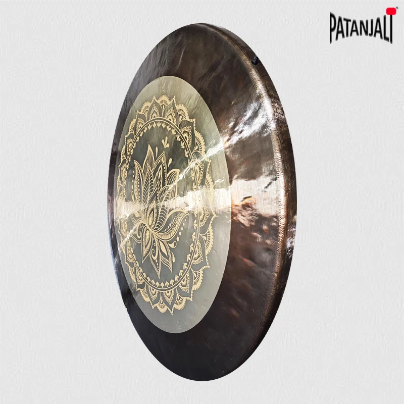 Handmade yoga practice gong 28 inch Lotus wind gong from wuhan factory