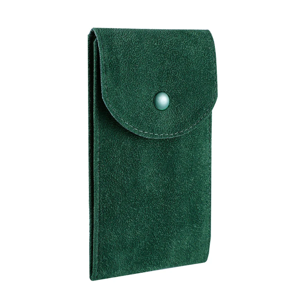 

Watch Pouch Travel Case Storage Organizer Portable Jewelry Box Men Roll Single Velvet Holder Pocket Mens Protection Bracelet