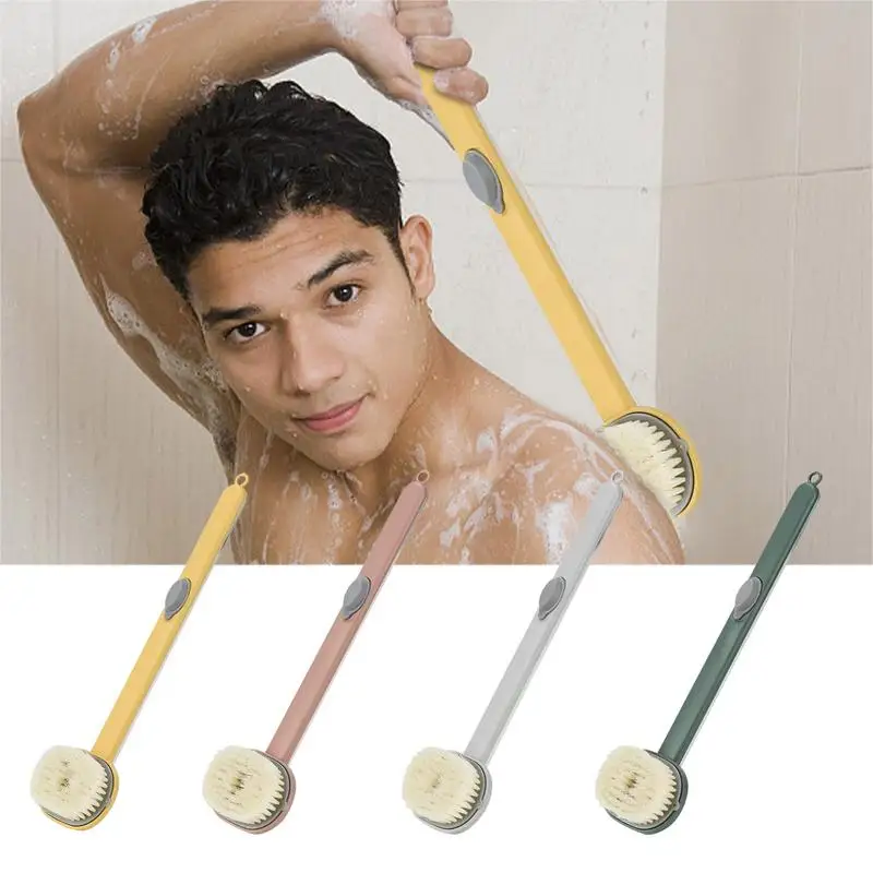 

Long Handle Liquid Bath Brush Bathroom Body Brushes Back Body Bath Shower Exfoliating Scrub Massager Personal Skin Cleaning Tool
