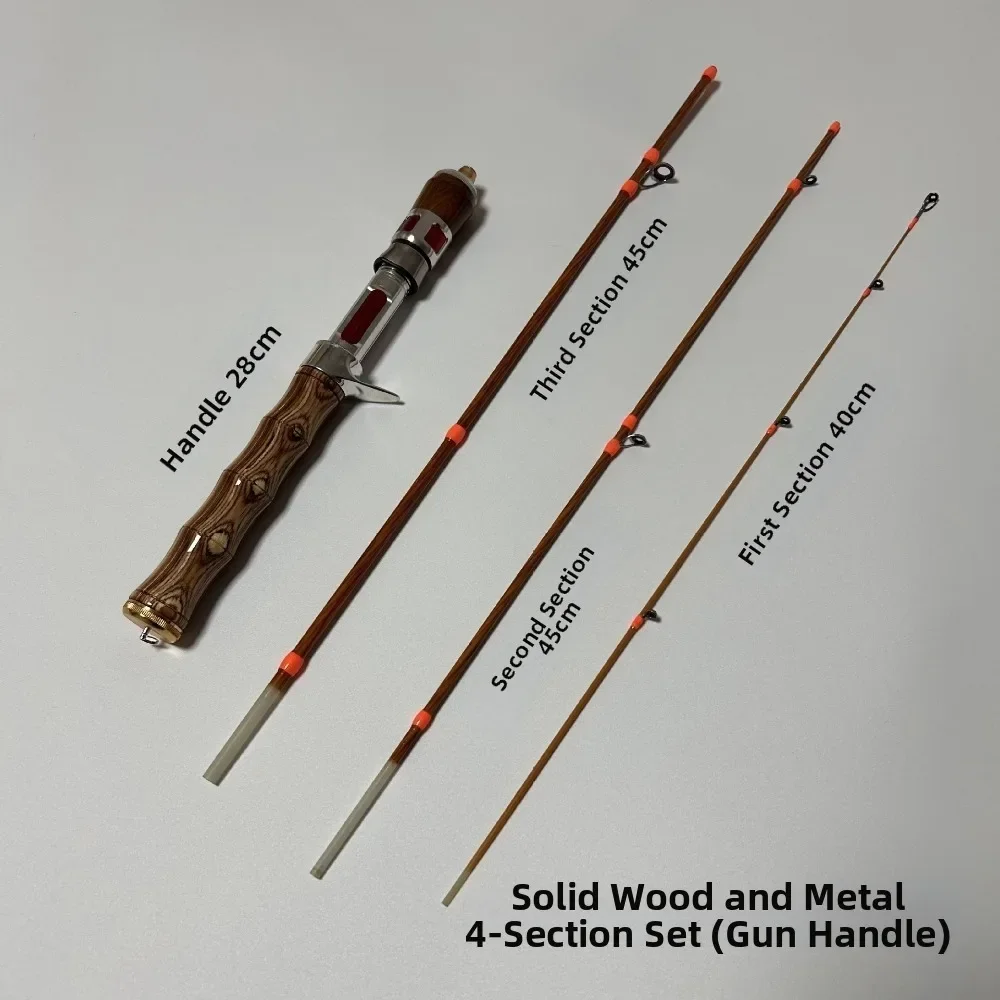 Sections carbon fishing rod, 4, 1.4m