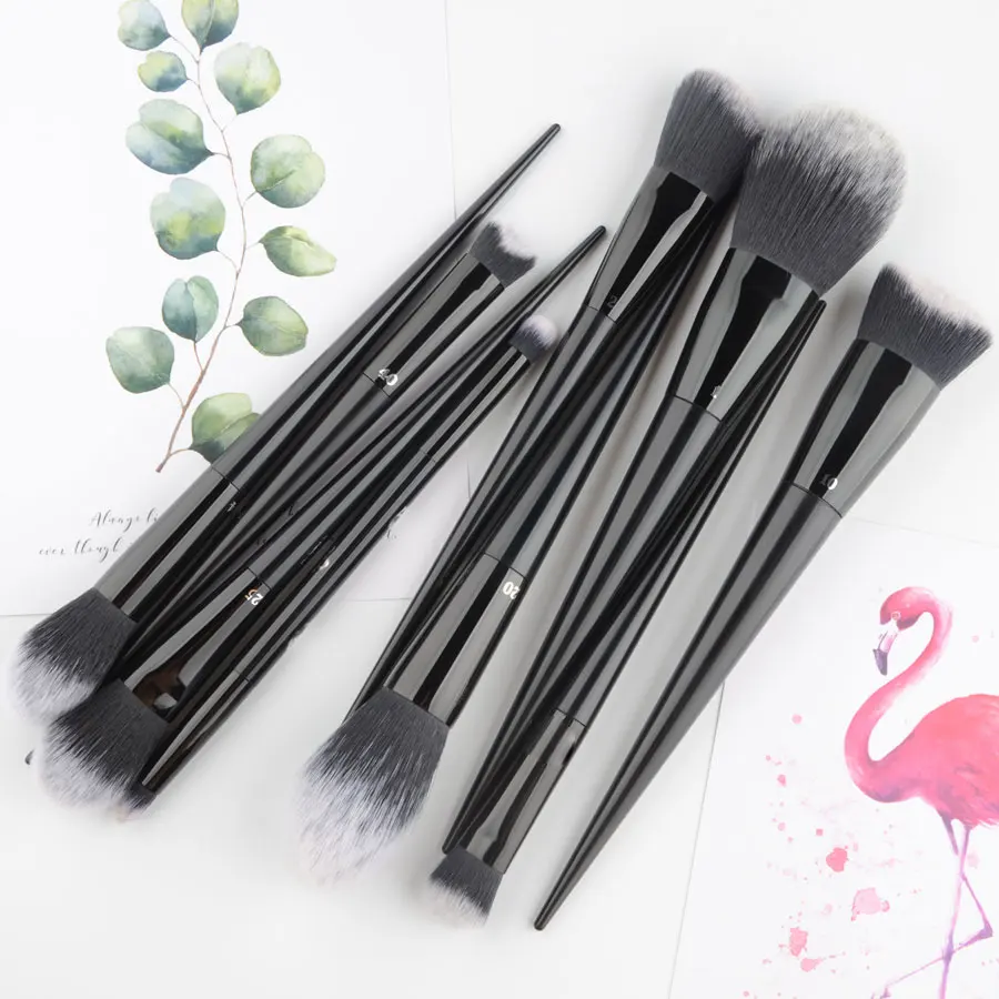 Foundation Powder Blusher Shadow Buffing Makeup Brushes Eyeshadow Concealer Contour Highlighter 11/2pcs/set