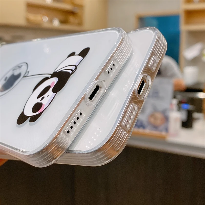 Custodia Per IPhone 11 Pro Con Panda 3D – Morbida TPU Antiurto, Paraurti, Cartoon Carina – Regalo Per Ragazze E Ragazzi