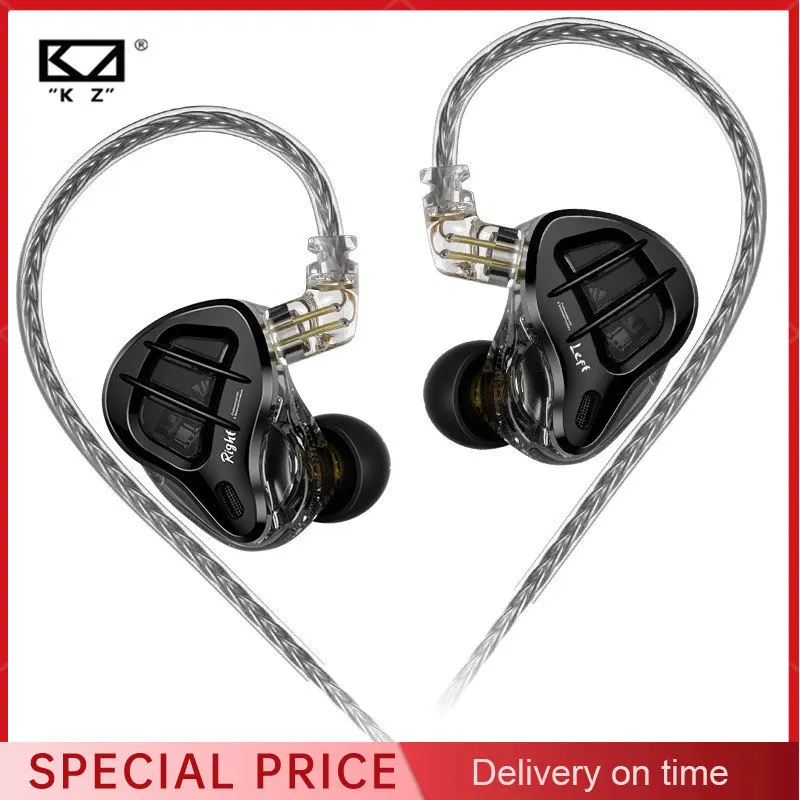 

Гибридные Внутриканальные наушники-вкладыши KZ зар 1DD + 7BA HiFi 2Pin проводные наушники музыка DJ гарнитура спортивные Игровые наушники ZAX ZAD AST