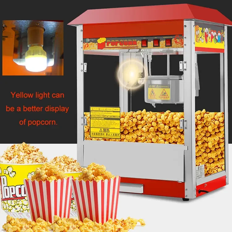 New Commercial Rotary Rocker Popcorn Machine Automatic Operation of Small  Stall Pop Corn Maker Children's Gifts Corn Machine - AliExpress