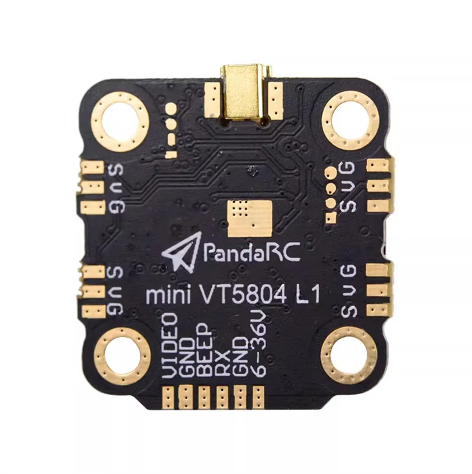

PandaRC VT5804 MINI X VTX 5,8G 40CH передача изображения 400 МВт 6-26 в OSD для RC FPV гоночного дрона Рамка комплект запасных частей