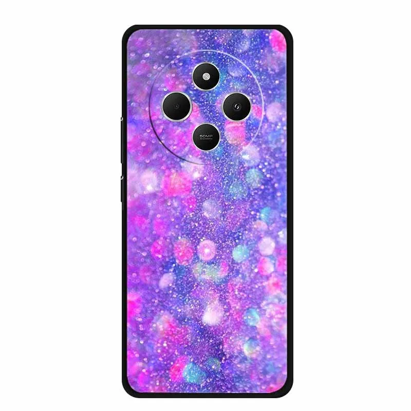Sleek Black Silicone Shockproof Phone Case - Soft Protective Back Cover