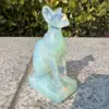 cut Natural opal  cat  home decoration  for gift 5