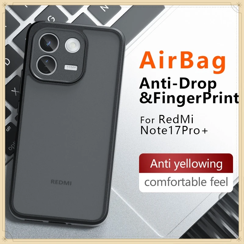 Matte Shockproof Anti-Fingerprint Non-Slip Phone Case