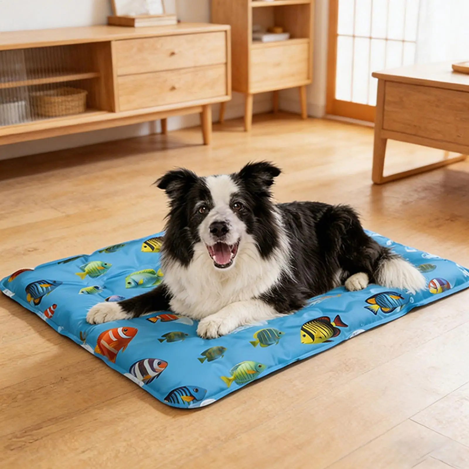 Pet Cooling Mat Washable Reusable Pet Pads Multipurpose Floor Mat For Cats And Dogs Summer Cooling Pad Self-Cooling Ice Pads_voghion.com
