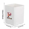 Customized Name Practical Acrylic Pencil Cup Desk Organizer Pen Holder Makeup Brush Storage Office Accessories Study Organizer 4
