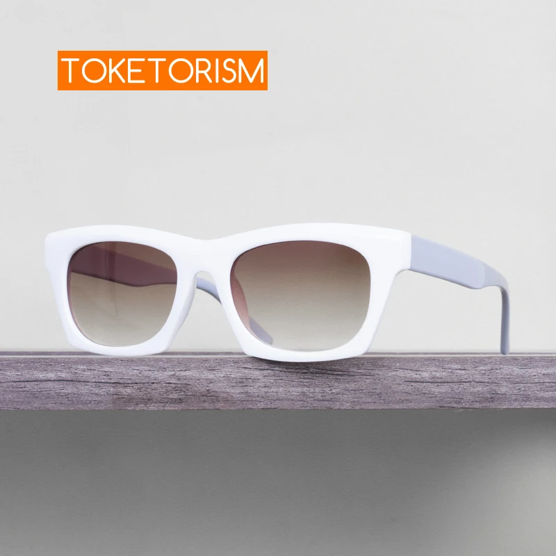 

Toketorism UV400 Fashion Women's Sunglasses Square Gradient Sun Glasses Outdoors 19098