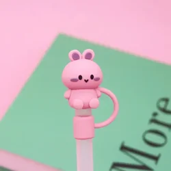 Silicone Dust-Proof Reusable Straw Cover Cap (Rabbit)