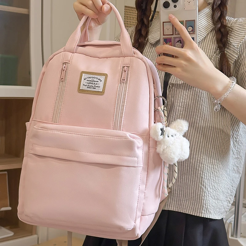Zaino da donna Viaggio quotidiano Donna Multi-tasca Casual Donna Uomo Borsa da viaggio Zaino per ragazza adolescente Zaino per laptop - immagine 4