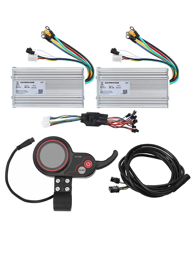 Écran D'affichage 5 Broches 60V LH-100 Pour Trottinette électrique - Accélérateur Au Pouce, Remplacement Facile - 10