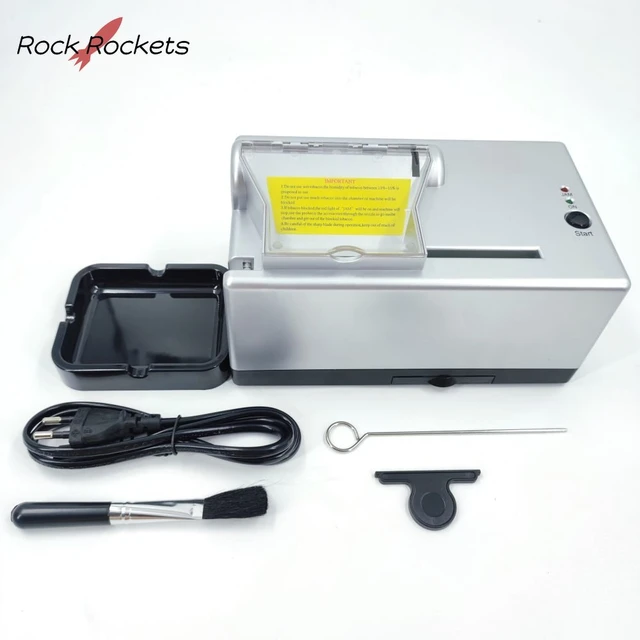 R & R-Rodillo eléctrico de alta potencia para tabaco, máquina inyectora  automática para liar cigarrillos, accesorios para fumar, bricolaje, 6,5/8mm  - AliExpress