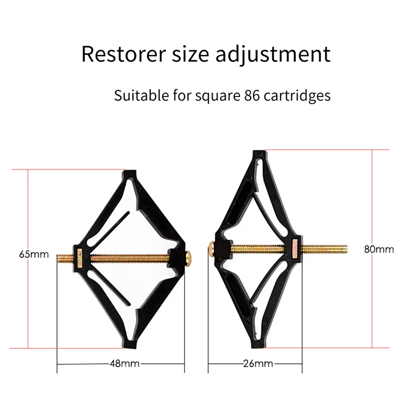 A33Z-40Pcs 카세트 수리공 86Mm 다크 박스 수리 나사 플러그 스위치 오래된 소켓 상자 교체 고정 벽 수리 상자