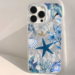 Summer Healing Ocean Life & Floral Pattern Phone Case Cover - Redmi Note 13 5G (1)