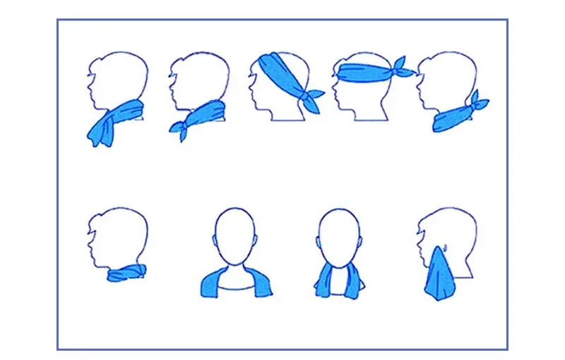 Description Picture 2 of itemQuick-cooling Sports Towel Microfiber Quick-drying Ice Towel Gym Basketball Fitness Yoga  Cooling Magic Cooling