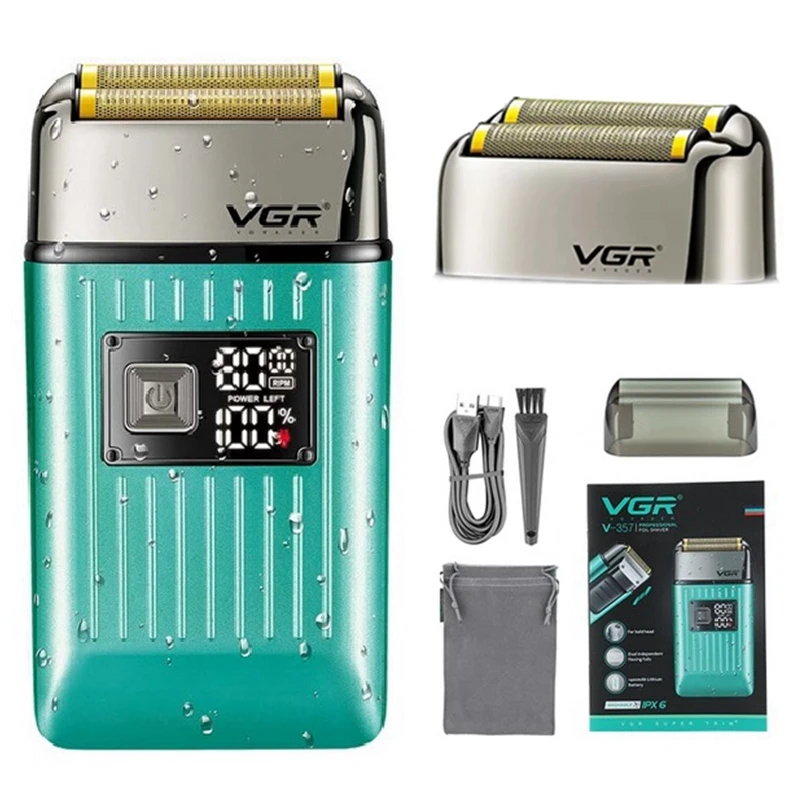 ماكينة حلاقة للشعر VGR قابلة لإعادة الشحن للرجال م...