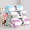 Bath Towel Coral Fleece Microfiber Striped Adult Household Textiles Bathroom Soft Woman Sauna Spa Absorbent Towel 35x75cm 1