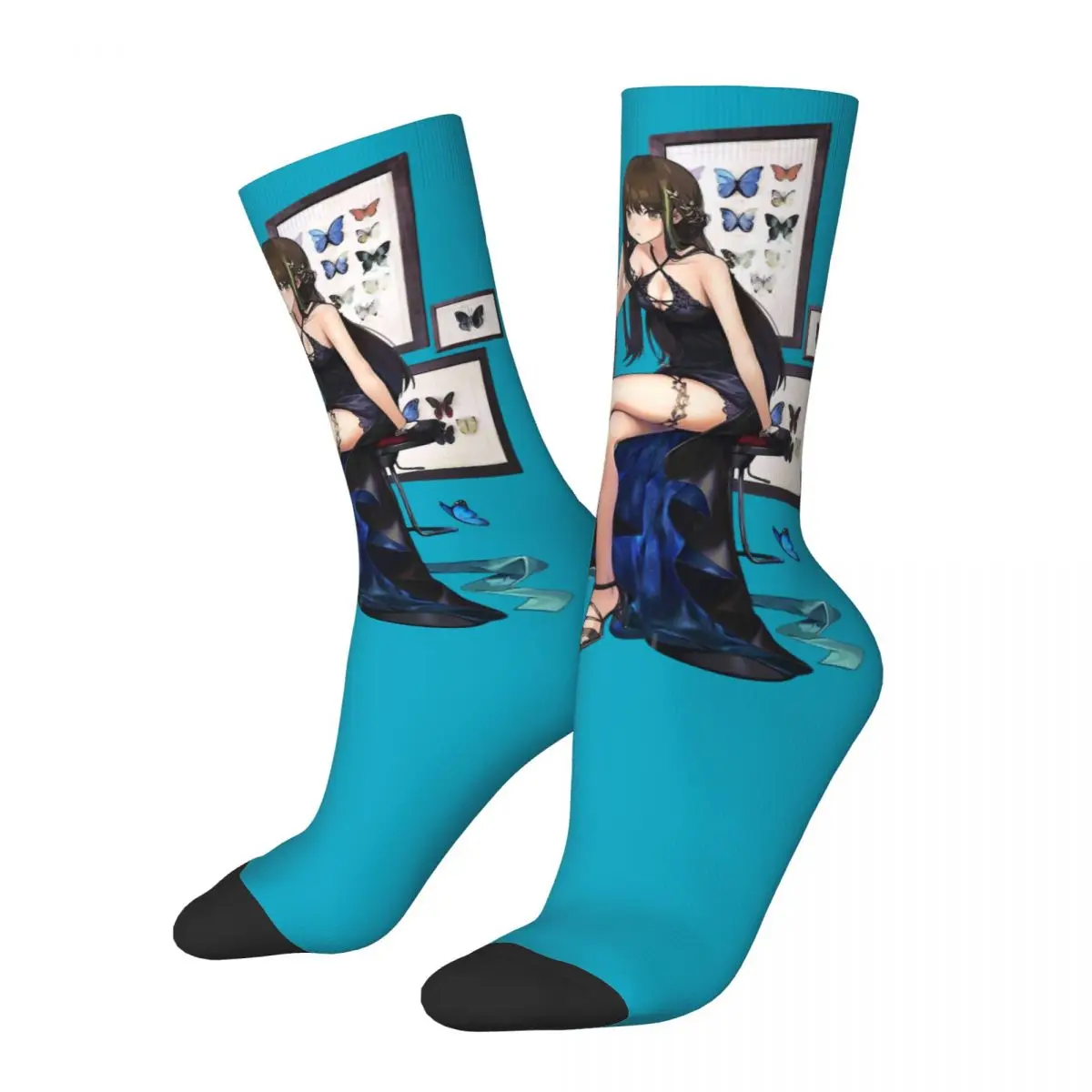 

Hip Hop Vintage Determiner Crazy compression Socks Unisex Girls Frontline M3 A hHit Game Harajuku Printed Crew Sock